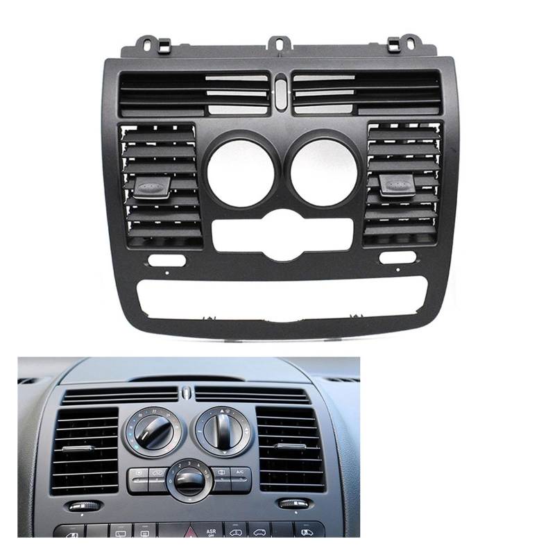 Dash Center Air Vent Outer Cover Left Right AC Vent Panel Compatible For Benz Vito Viano W636 W639 2004 2005 2006 2007 2008 2009 2010-2015(Middle Model A) von BMKUUOSJ