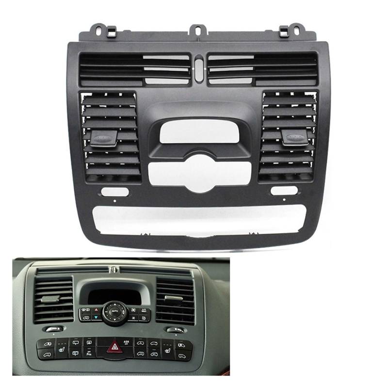 Dash Center Air Vent Outer Cover Left Right AC Vent Panel Compatible For Benz Vito Viano W636 W639 2004 2005 2006 2007 2008 2009 2010-2015(Middle Model B) von BMKUUOSJ