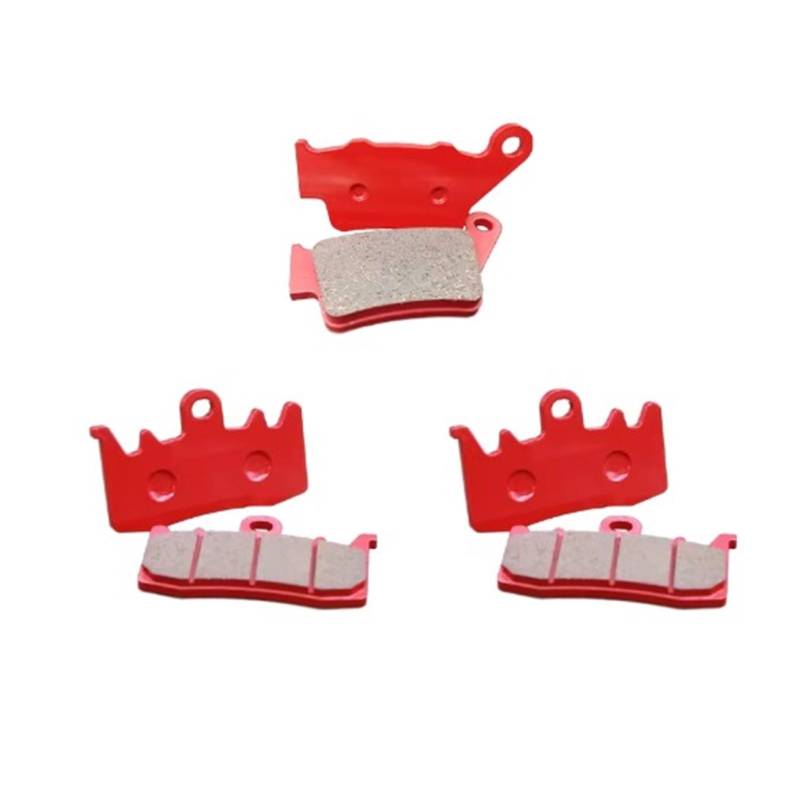 Bremsbelag Motorrad Für Aprilia Caponord 1200 Gussräder 2013-2016 Für Rally 1200 Speichenräder 2015-2019 Motorrad Vorne Hinten Bremsbeläge Bremsbelagsatz(Alle 3 Paar) von BMLGPGBCDW