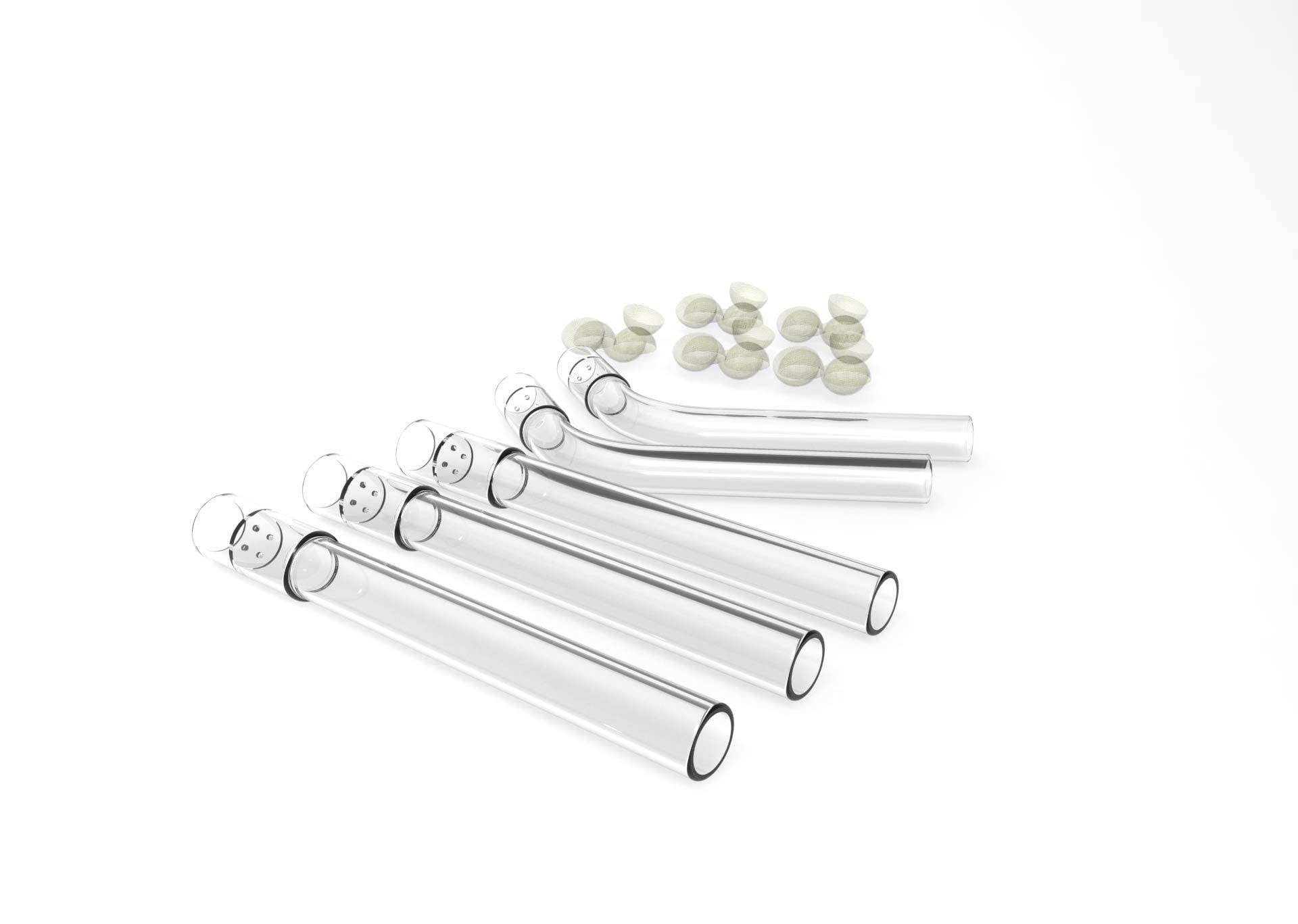 Pro BMTick Glas-Stiel für Arizer Solo / Solo 2/ Air Tube, passgenaue Metallgazen, 25 Stück Pro BMTick Glas-Stiel für Arizer Solo / Solo 2/ Air Tube, passgenaue Metallgazen, 25 Stück von BMTick