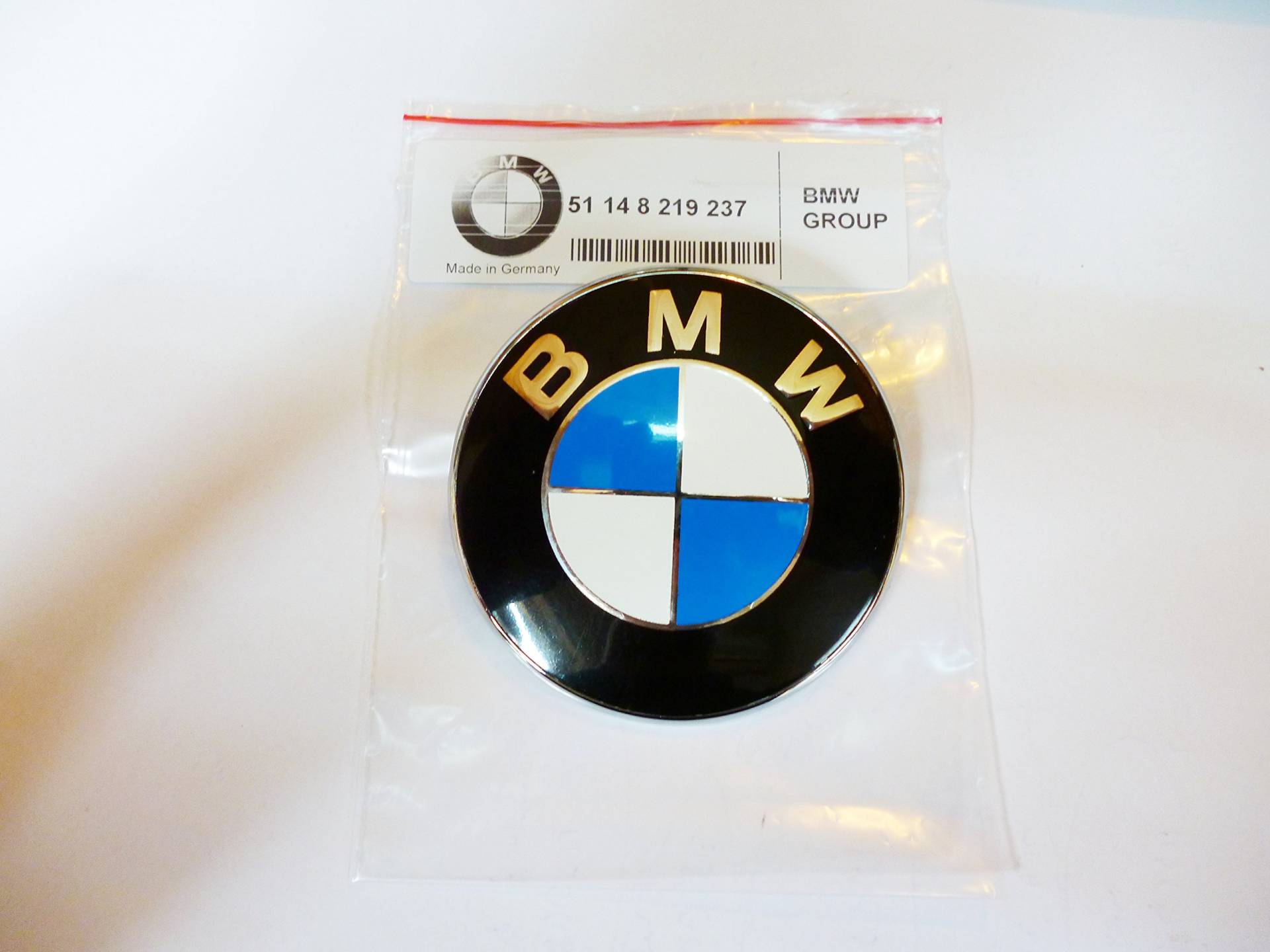 BMW E46 E90 E82 1 3 Trunk Emblem 74 mm GERMANY OEM BMW 51148219237 von BMW
