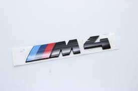 M4 Emblem Heckkappe Schwarz von BMW