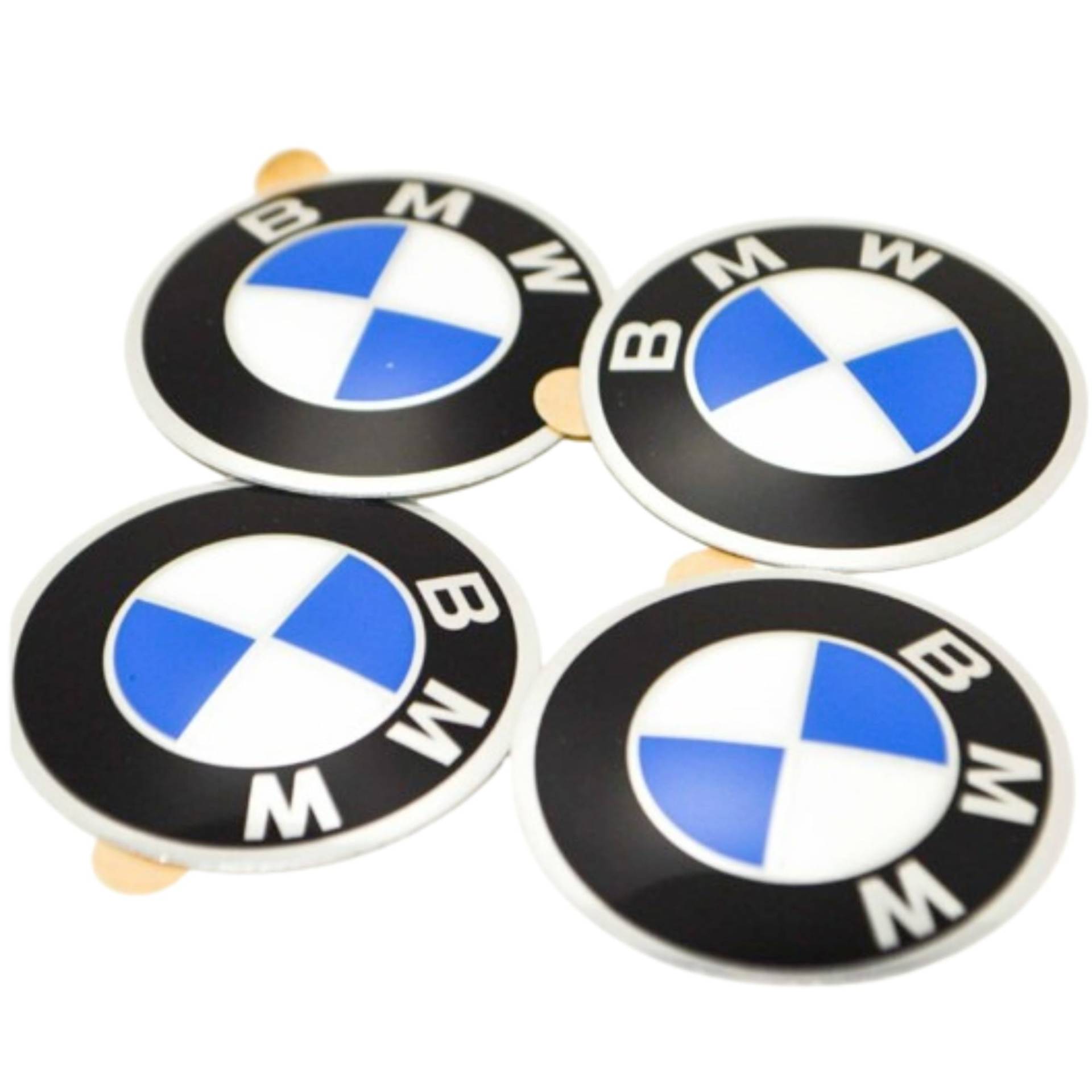 Felgendeckel-Aufkleber, Original-Produkt, BMW-Emblem, 70 mm, 4 Stück von BMW