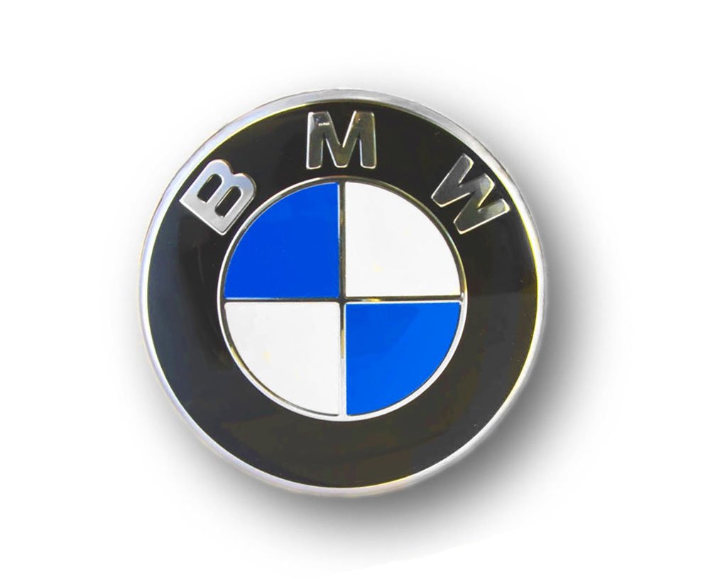 BMW 36136767550 Center Wheel Echte Emblem Kap Decal Sticker Selbstklebend 64.5 mm geprägt von BMW