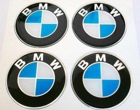 BMW Aufkleber für Nabendeckel an Alufelgen 70 MM von BMW