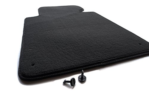 E46 Fußmatte/Velours Automatte Original Qualität Stoffmatte 1-teilig Fahrermatte schwarz von kh Teile