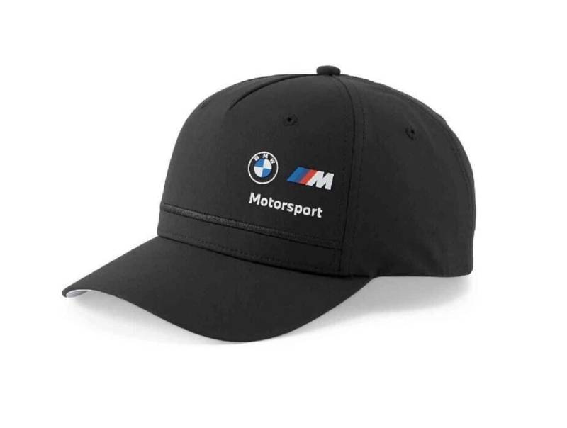 BMW M Motorsport Mütze Puma Cap Kappe Basecap Baseballkappe Herren Schwarz + Einkaufschip von BMW