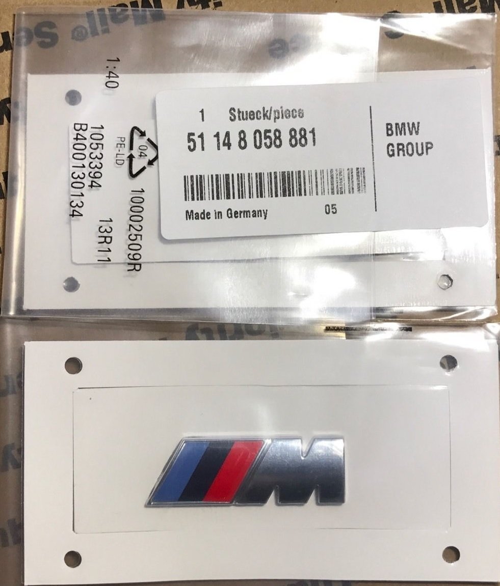 BMW M Performance Aufkleber-Set, Foliensatz für die Seitenschweller, links / rechts, Logo-Aufkleber für alle BMWs, 2 Stück von BMW