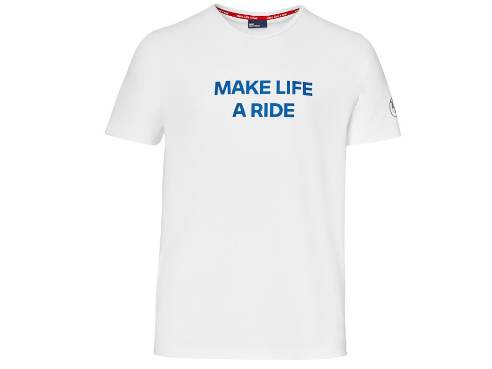 BMW Make Life a Ride T-Shirt Herren (weiß) Farbe: Weiß Größe: XXL von BMW