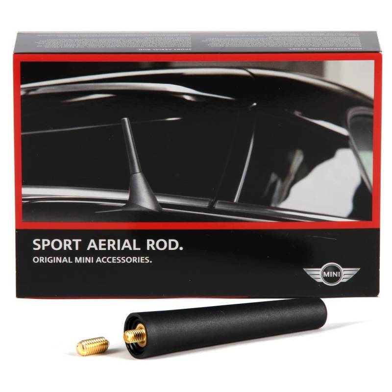 BMW Mini Antenne Mast - Sport Kurz Stab (105 mm Länge) Cooper S JCW Cooper S Coop. S JCW GP Cooper S Coop. S JCW Cooper S Coop. S Bev Coop. S JCW Cooper S Coop. S JCW Cooper S von BMW