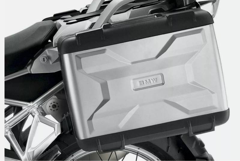BMW ORIGINAL Motorrad Variokoffer-Set Silber R1200GS R1250GS + Schließzylinder Neues Modell 2025 von BMW