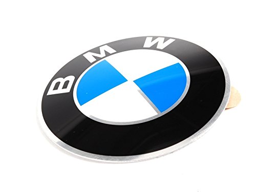 BMW Original-Plakette mit Klebefolie, 64,5 mm Durchmesser, Schwarz, Metall, Fahrzeug-Accessoire, Emblem, passend für E36 E46 36131181080 BMW Original-Plakette mit Klebefolie, 64,5 mm Durchmesser, Schwarz, Metall, Fahrzeug-Accessoire, Emblem, passend für E36 E46 36131181080 von BMW