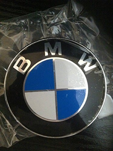BMW Original Logo für Motorhaube mit Ösen., aus Silber von BMW