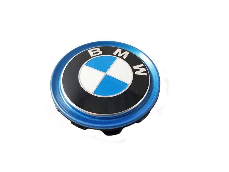 BMW Original Nabenabdeckung mit blauem Ring für F30 LCI 330e | X5 F15 40eX von BMW