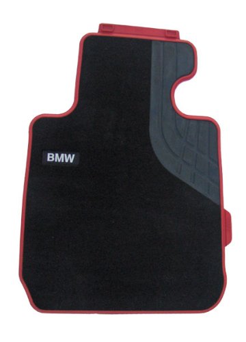 BMW Satz Fußmatten Textil Sport vorne in Schwarz/Rot ohne xDrive BMW Satz Fußmatten Textil Sport vorne in Schwarz/Rot ohne xDrive von BMW