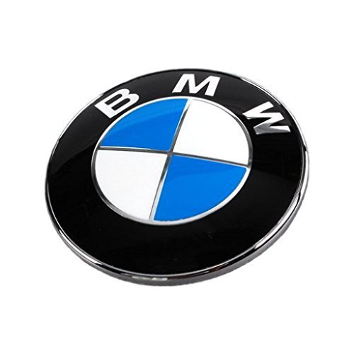 Original BMW-Abzeichen für Motorhaube, passend für 1, 3, 5, 6, 7, X, Z-Reihe * * 74 mm von BMW