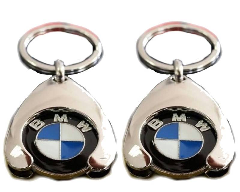 BMW Original BMW Schlüsselanhänger, Einkaufschip, 80272446749, Durchmesser 23 mm von BMW