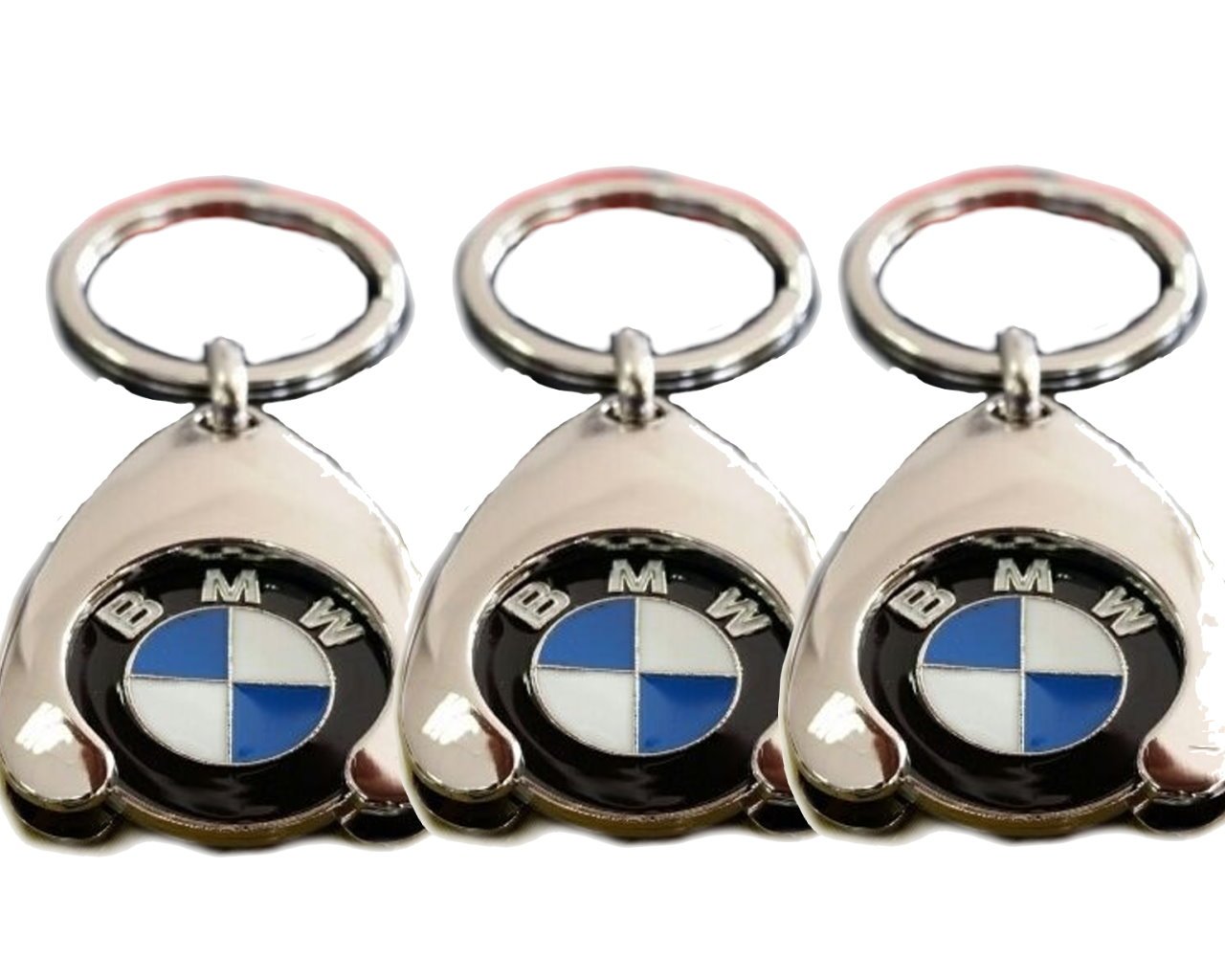 Original BMW Schlüsselanhänger Einkaufs Chip Einkaufswagen Einkaufschip 80272446749 1er 2er 3er 4er 5er 6er 7er X1 X2 X3 X4 X5 X6 (3) von BMW