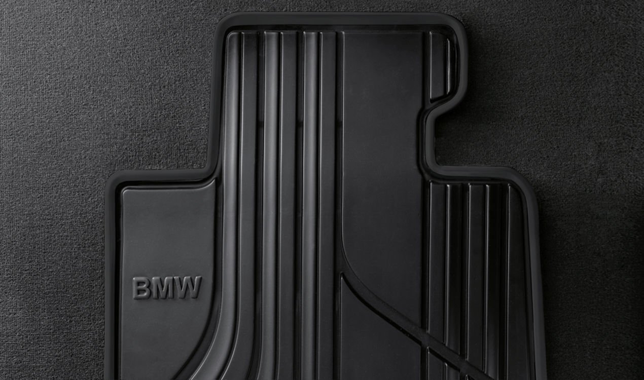 Original-Fußmatten von BMW für Fahrer und Beifahrer, Allwettermatten F30, F31, F34, GT 3, Serie 51472365968 von BMW