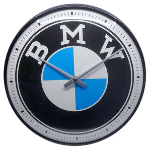 Retro Wand- Uhr BMW Logo Durchmesser: 31cm von BMW