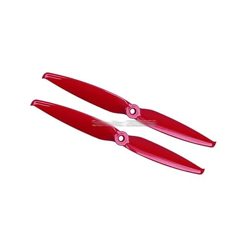Propeller 4 farben 7042 7,0x4,2 FPV PC 2 Propeller Prop Klinge CW CCW for 2407-2408 Motor for RC Drohnen Quadcopter Rahmen Teil ersetzen(Red 2pair) von BNEAIGHW