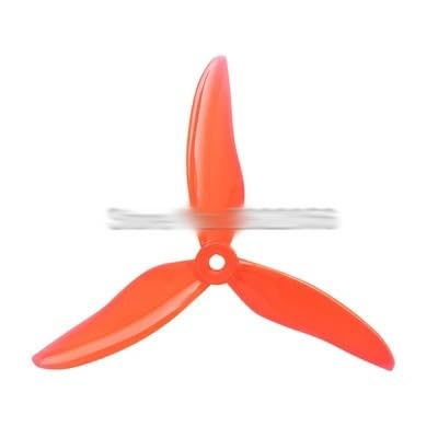 Propeller 4PCS/ 2Pairs 51499 5 Zoll 3-Blatt Propeller Kompatibel mit RC Drone FPV Racing 2207 2306 Motor Teil ersetzen(2 pair Red) von BNEAIGHW
