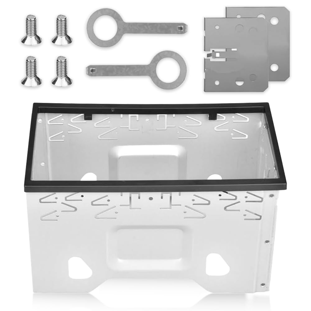 BNGXR 2DIN Doppel Metallrahmen, Autoradio Doppel 2DIN Einbaurahmen, Universal Radiorahmen Autoradiohalterung, Radioblende Einbausatz für Doppel DIN Auto Radio, GPS Navigation, Auto DVD Player BNGXR 2DIN Doppel Metallrahmen, Autoradio Doppel 2DIN Einbaurahmen, Universal Radiorahmen Autoradiohalterung, Radioblende Einbausatz für Doppel DIN Auto Radio, GPS Navigation, Auto DVD Player von BNGXR