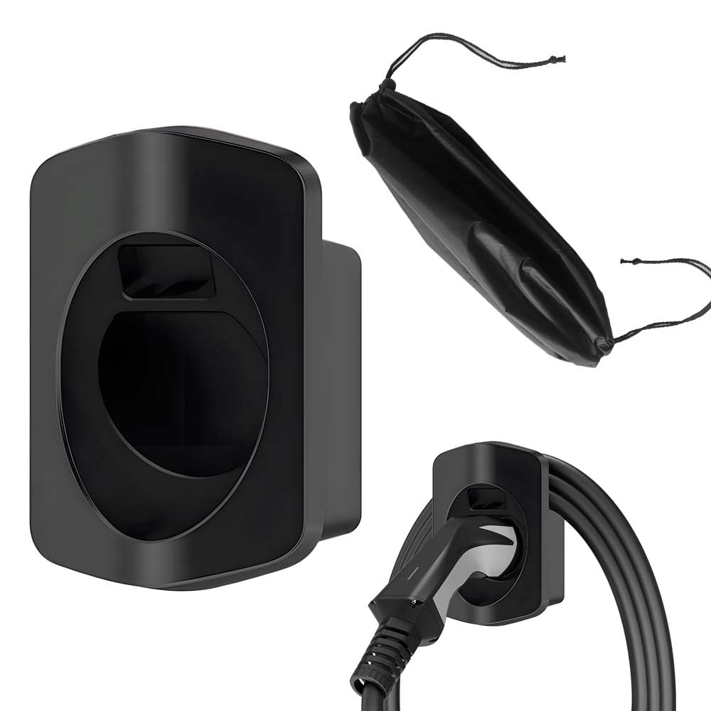 BNGXR Wallbox Ladekabel Typ 2 Wandhalterung Wandhalter Halterung Kabelhalter Typ 2 Steckerhalter Dock für EV Ladegerät Passend für die Meisten EU-Standards EVs von BNGXR