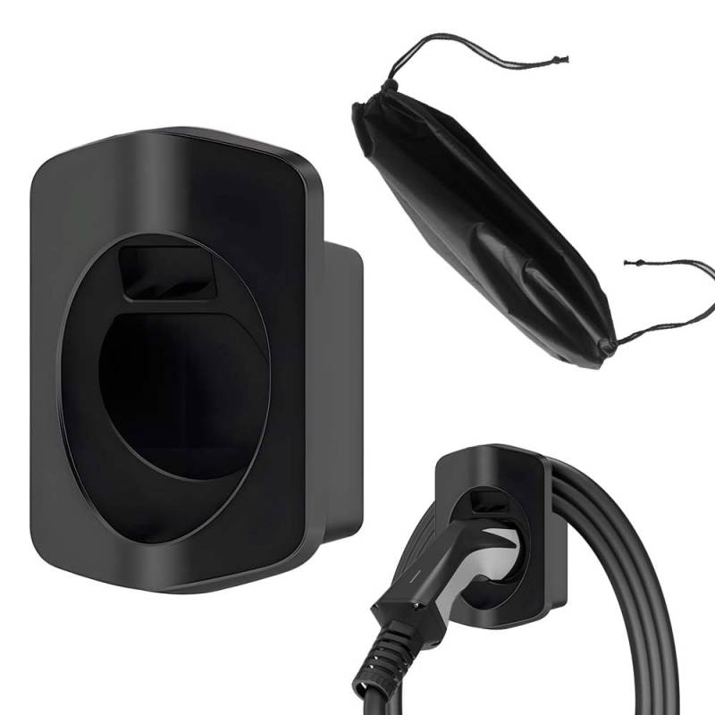 BNGXR Wallbox Ladekabel Typ 2 Wandhalterung Wandhalter Halterung Kabelhalter Typ 2 Steckerhalter Dock für EV Ladegerät Passend für die Meisten EU-Standards EVs von BNGXR