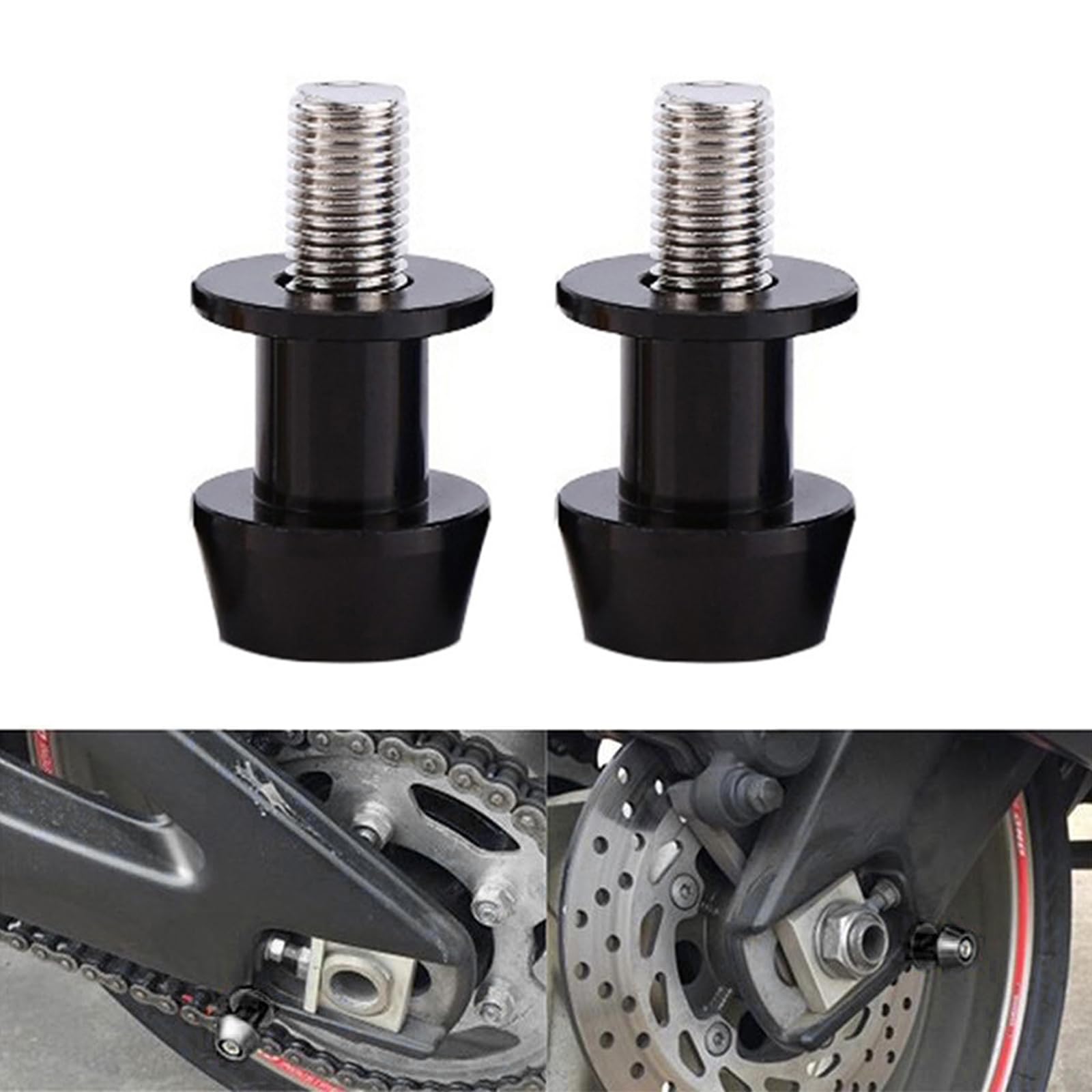 Bobbins Motorrad Prismabuchsen M8 Racingadapter Aluminium Schwingenadapter Universal Schwenkarmspule Ständeraufnahme Schwingenschutz Motorradschwinge Montageständer für Motorrad CNC Schwinge Spulen Bobbins Motorrad Prismabuchsen M8 Racingadapter Aluminium Schwingenadapter Universal Schwenkarmspule Ständeraufnahme Schwingenschutz Motorradschwinge Montageständer für Motorrad CNC Schwinge Spulen von BNOYONERAS