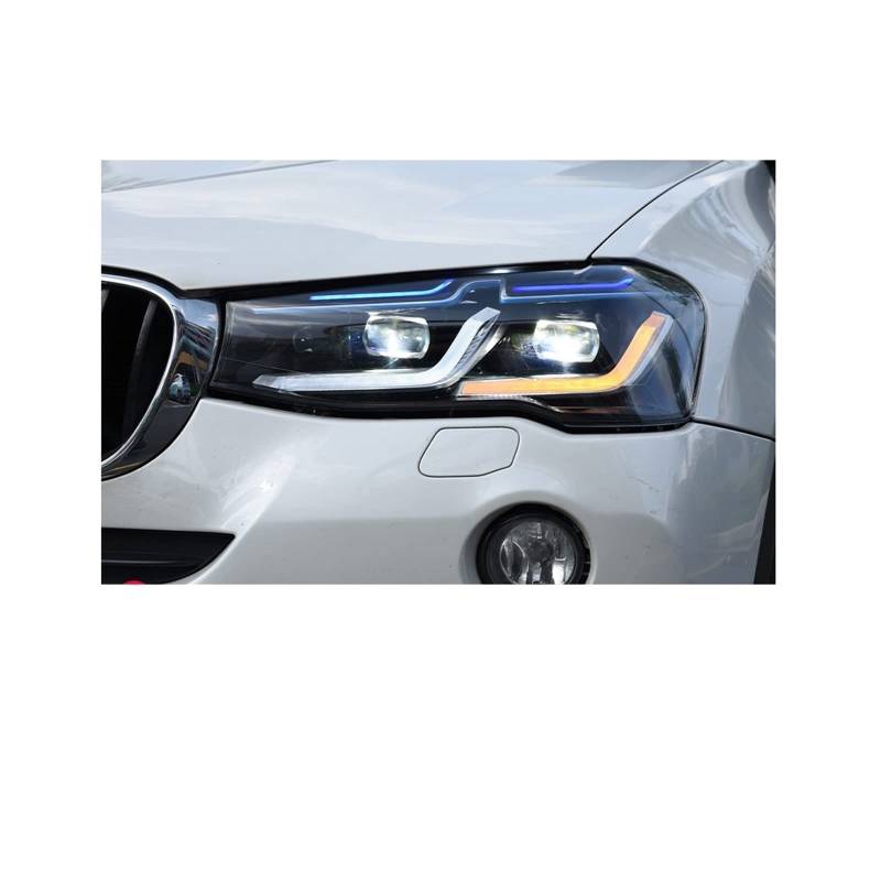 Headlights Compatible With X3 F25 2010-2017 X4 F26 LCI LED DRL Running Turn Signal High Beam Head Lamp Projector Bifocal Lens(2010-2013) von BOABEODVB