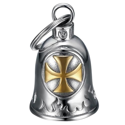 BOBIJOO JEWELRY - Clochette Moto Croix TEMPLIER Porte-Bonheur MOCY Bell Acier inoxydable Argent Or BOBIJOO JEWELRY - Clochette Moto Croix TEMPLIER Porte-Bonheur MOCY Bell Acier inoxydable Argent Or von BOBIJOO JEWELRY
