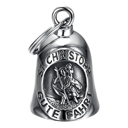 BOBIJOO JEWELRY - Clochette Moto Porte-bonheurSt. Christoph Gute Fahrt Acier Inoxydable Argent BOBIJOO JEWELRY - Clochette Moto Porte-bonheurSt. Christoph Gute Fahrt Acier Inoxydable Argent von BOBIJOO JEWELRY