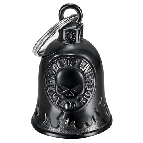 BOBIJOO JEWELRY - Clochette Moto Skull Ride to LIVE Porte-Bonheur MOCY Bell Acier inoxydable Noir BOBIJOO JEWELRY - Clochette Moto Skull Ride to LIVE Porte-Bonheur MOCY Bell Acier inoxydable Noir von BOBIJOO JEWELRY