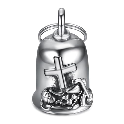 BOBIJOO JEWELRY - Clochette Porte-Bonheur Moto Protection Biker Triker Chapelet Bécane Croix Latine Acier Inoxydable 316L BOBIJOO JEWELRY - Clochette Porte-Bonheur Moto Protection Biker Triker Chapelet Bécane Croix Latine Acier Inoxydable 316L von BOBIJOO JEWELRY