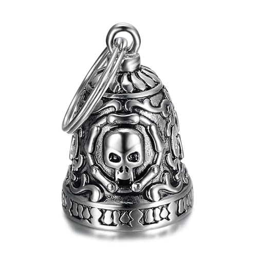 BOBIJOO JEWELRY - Clochette Porte-Bonheur Protection Motard Moto Acier 316L Crâne Ride to Live Chaîne Biker BOBIJOO JEWELRY - Clochette Porte-Bonheur Protection Motard Moto Acier 316L Crâne Ride to Live Chaîne Biker von BOBIJOO JEWELRY