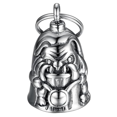 BOBIJOO JEWELRY - Porte-Bonheur Clochette Protection Moto Acier 316L Biker Triker Chien Mad Bulldog Molosse BOBIJOO JEWELRY - Porte-Bonheur Clochette Protection Moto Acier 316L Biker Triker Chien Mad Bulldog Molosse von BOBIJOO JEWELRY