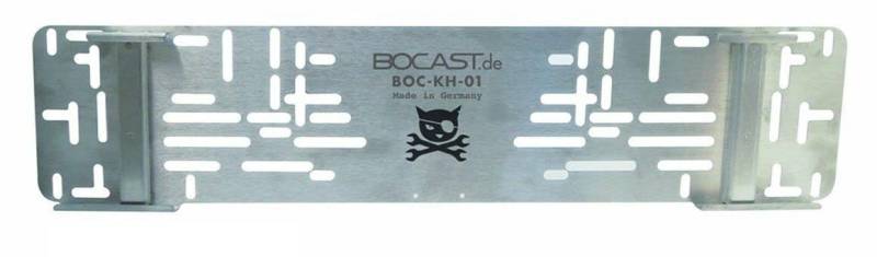 BOCAST Edelstahl Kennzeichen Schnellwechselhalter PKW 520mm für Österreich UND Deutschland passend von BOCAST