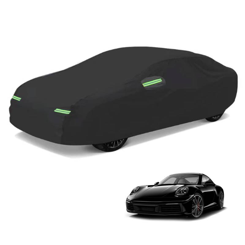 Autoabdeckung Für Porsch, Auto Abdeckplane Für Porsche 911 1998-2023 Für Boxster für Cayman 1996-2023 Vollgarage Regen Sonne Staub UV-Schutz Kratzfest Autoplane Outdoor AutoGarage von BODYGAD