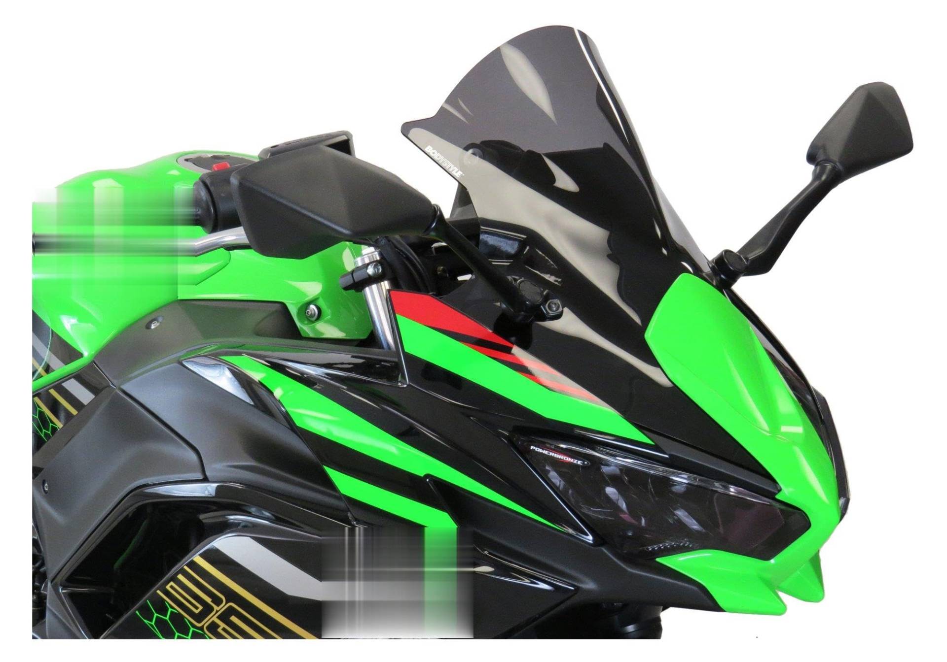 BODYSTYLE Racing Cockpitscheibe kompatibel mit KAWASAKI Ninja 650 EX650S 649 ccm Bj. 2023-2024 von BODYSTYLE