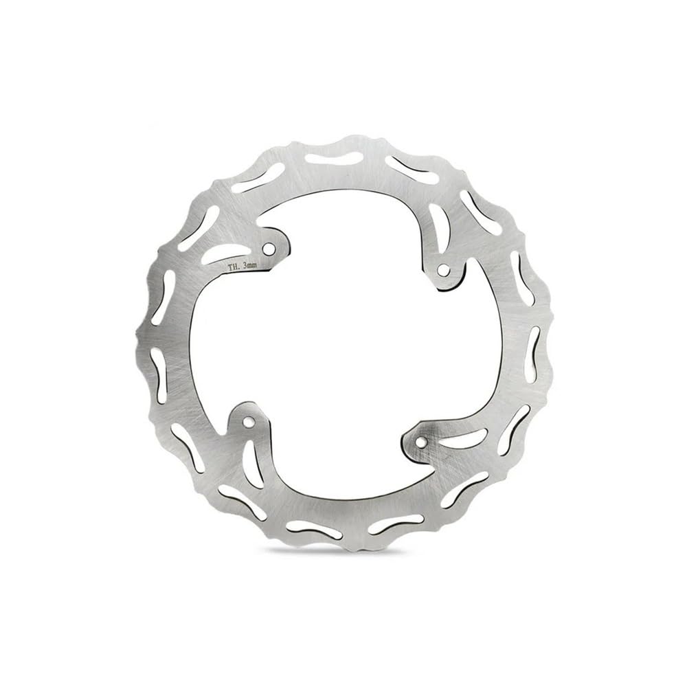 BOEYDSE88 Motorrad-Bremsscheibe Für CRF250X Für CRF450X 2005-2017 Motorrad 240 MM Vorne Hinten Bremsscheibe Für CRF450R Für CRF250R 2004-2014 Für CR125 Für CR250 2002-2007(Rear Silver) von BOEYDSE88