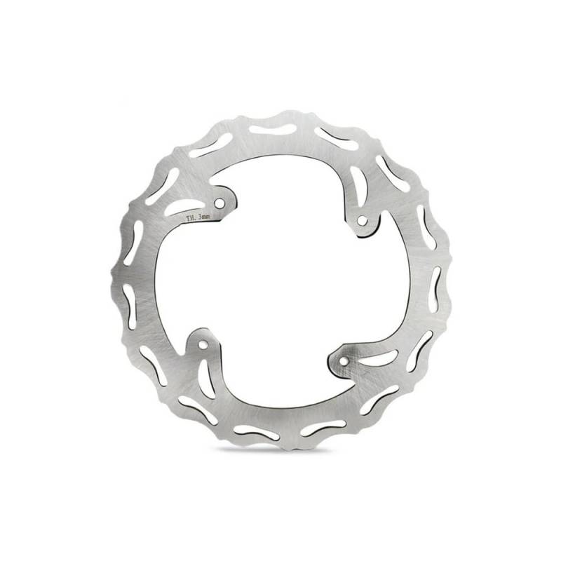 BOEYDSE88 Motorrad-Bremsscheibe Für CRF250X Für CRF450X 2005-2017 Motorrad 240 MM Vorne Hinten Bremsscheibe Für CRF450R Für CRF250R 2004-2014 Für CR125 Für CR250 2002-2007(Rear Silver) von BOEYDSE88