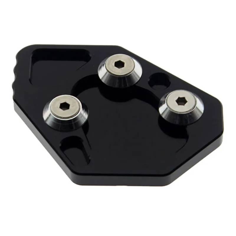Motorrad Ständerverlängerung Für K1200S K1200R 05-08 K1300S K1300R 09-14 Aluminium Motorrad Seite Stehen Pad Platte Kickstand Enlarger Unterstützung Verlängerung(Black) von BOEYDSE88