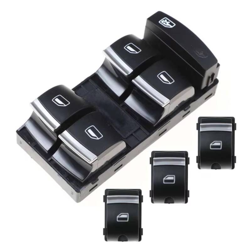Auto Fensterheber Schalter Für A3 8P A6 S6 RS6 C6 Q7 2004-2011 4F0959855B Auto Elektrische Fensterheber Schalter 4F0959851H(A Set) von BOHHO