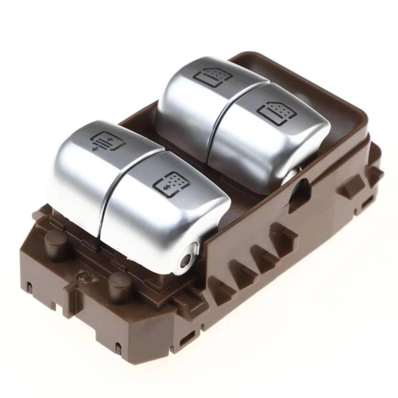 Auto Fensterheber Schalter Für Benz Für AMG E43 W213 W222 E180 S400 S450 2229052104 2229051505 Power Fenster Control Schalter Regler Taste 015(Brown) von BOHHO