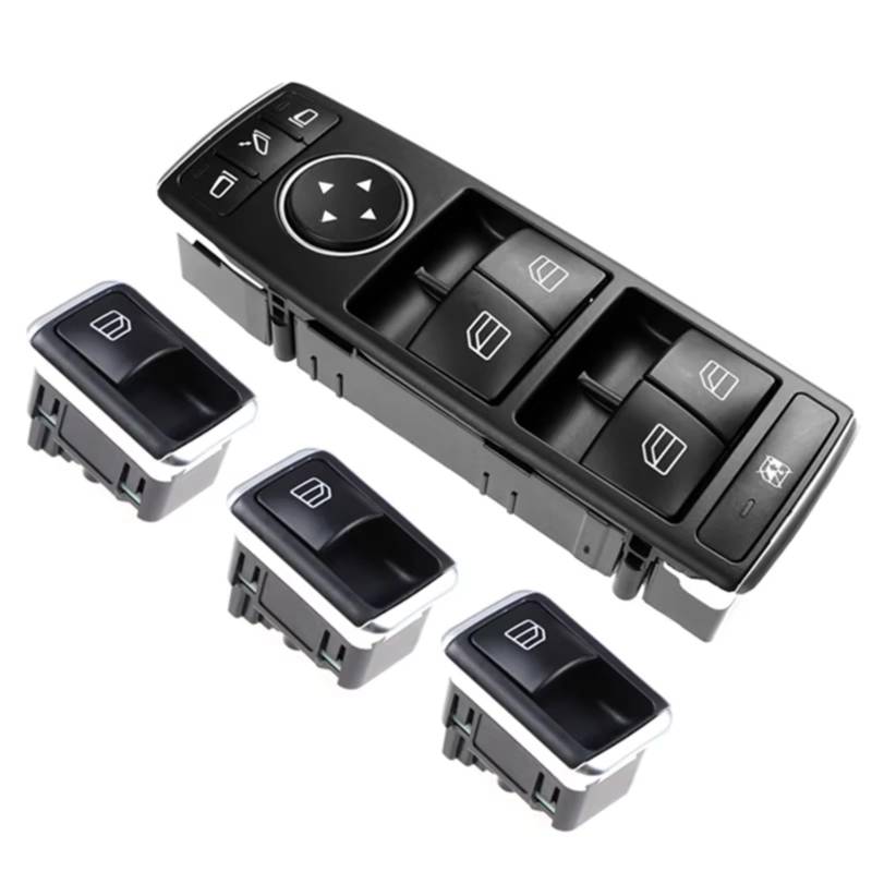 Auto Fensterheber Schalter Für Benz W204 W212 CE Für GLK Klasse Electric Power Master Fenster Control Schalter Auto 2049058202 2049055302 2049055402(F) von BOHHO