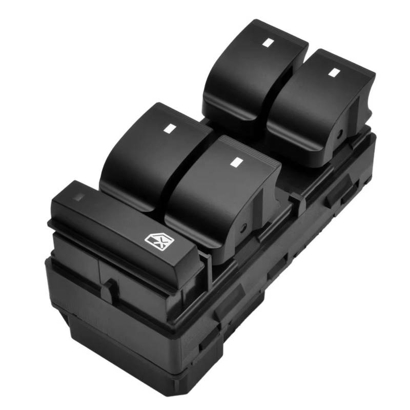 Auto Fensterheber Schalter Für Chevy für Silverado 2500HD 3500HD Vorne Links Rechts Power Fensterheber Taste Türschloss Spiegel Control Schalter(Left Window Switch) von BOHHO