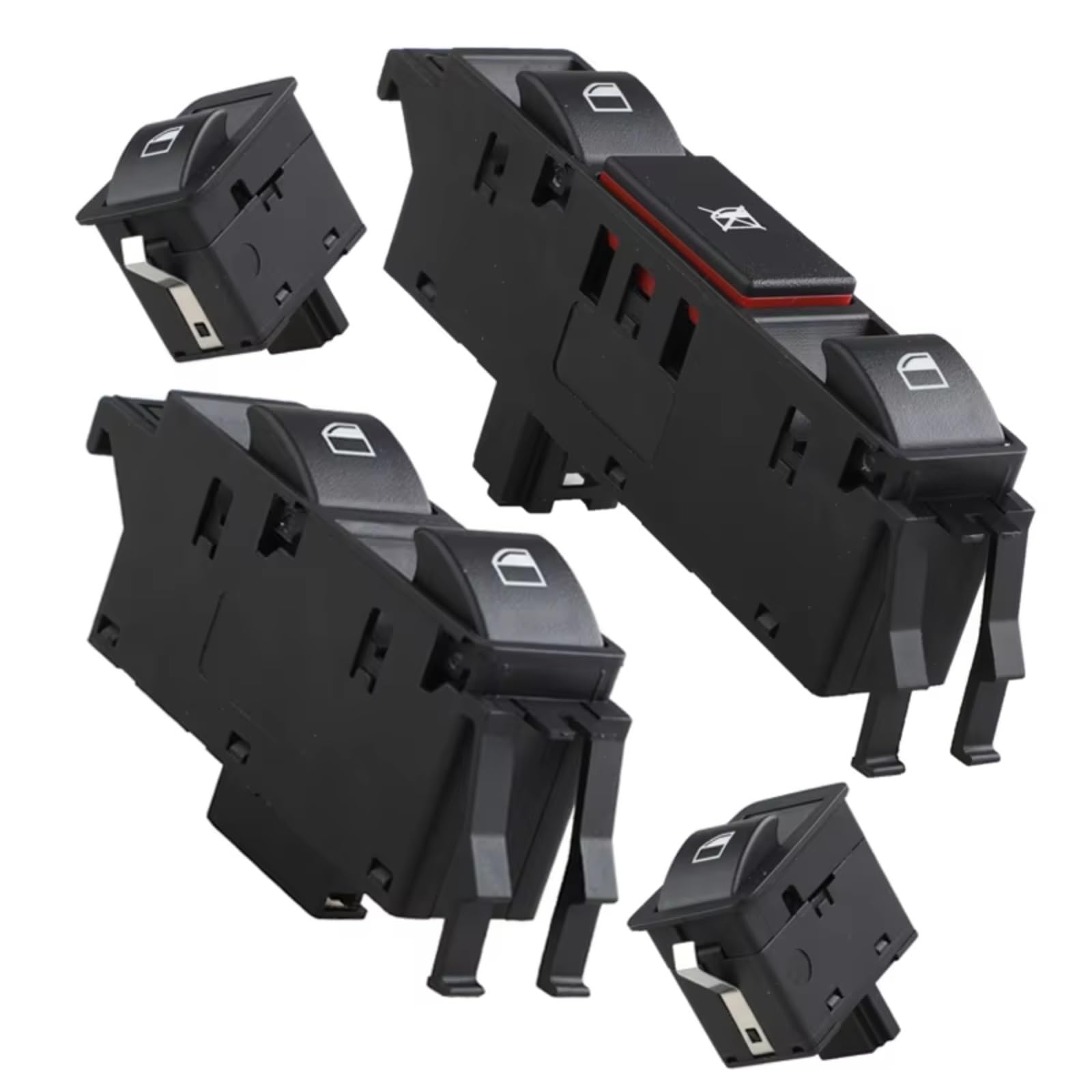 Auto Fensterheber Schalter Für E46 3 Series Sedan Touring 320d 320i 1999–2005 Fensterheberschalter 61316902174 61316902184 61316902179(Model f) von BOHHO
