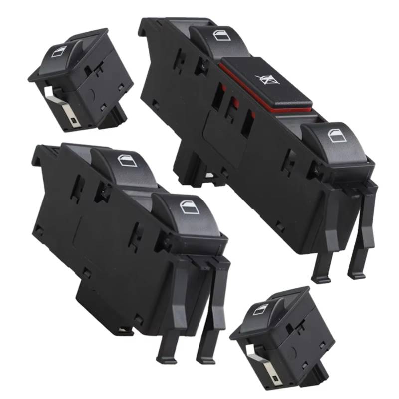 Auto Fensterheber Schalter Für E46 3 Series Sedan Touring 320d 320i 1999–2005 Fensterheberschalter 61316902174 61316902184 61316902179(Model f) von BOHHO