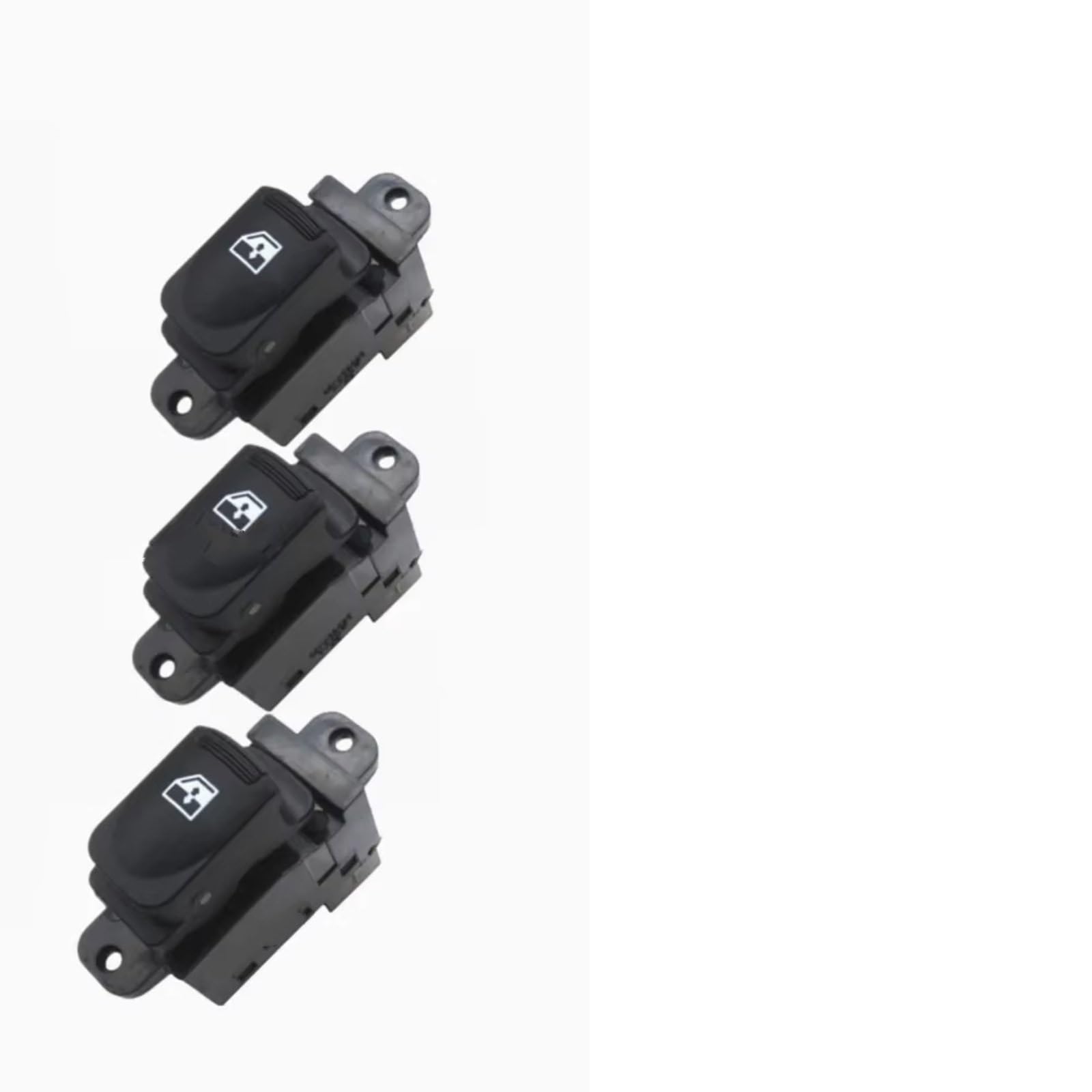 Auto Fensterheber Schalter Für Hyundai Für Accent 2007-2010 OEM #935701E110 Auto Power Master Fenster Control Schalter Fensterheber Taste(3pcs Single Switch) von BOHHO